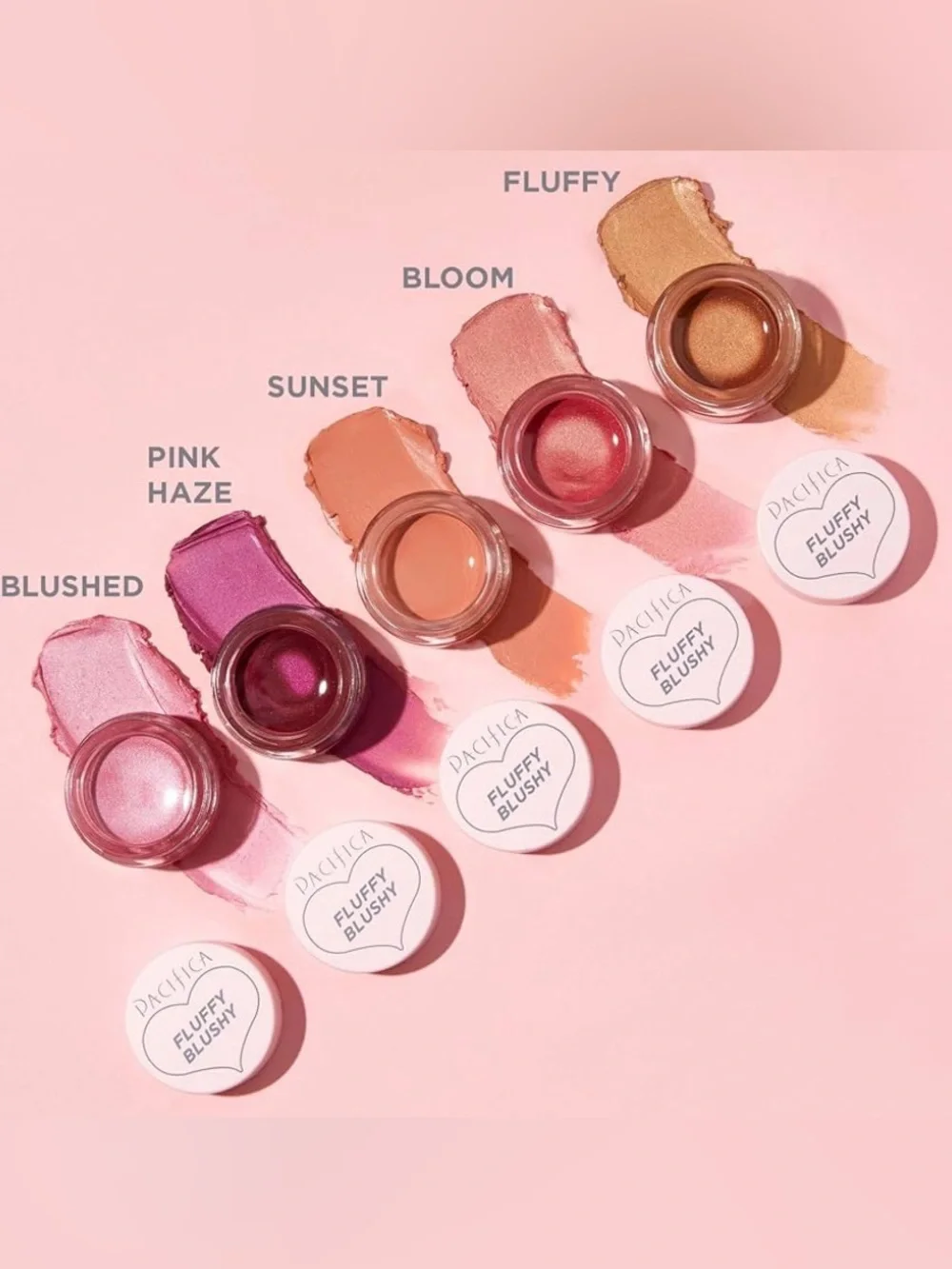 Pacifica Fluffy Blushy Cream Blush - Shade Sunset (Vegan & Cruelty Free)